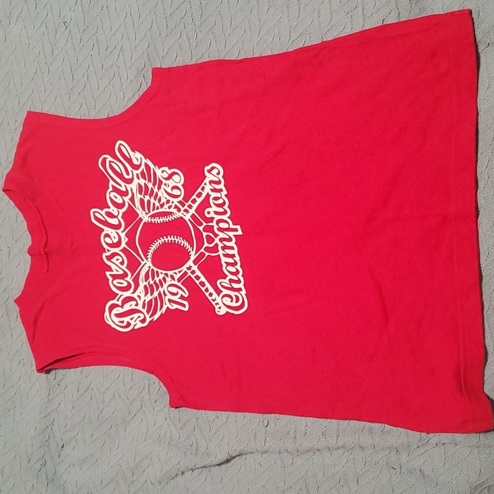 Cherokee Tank Top- Red - Boys - Size M